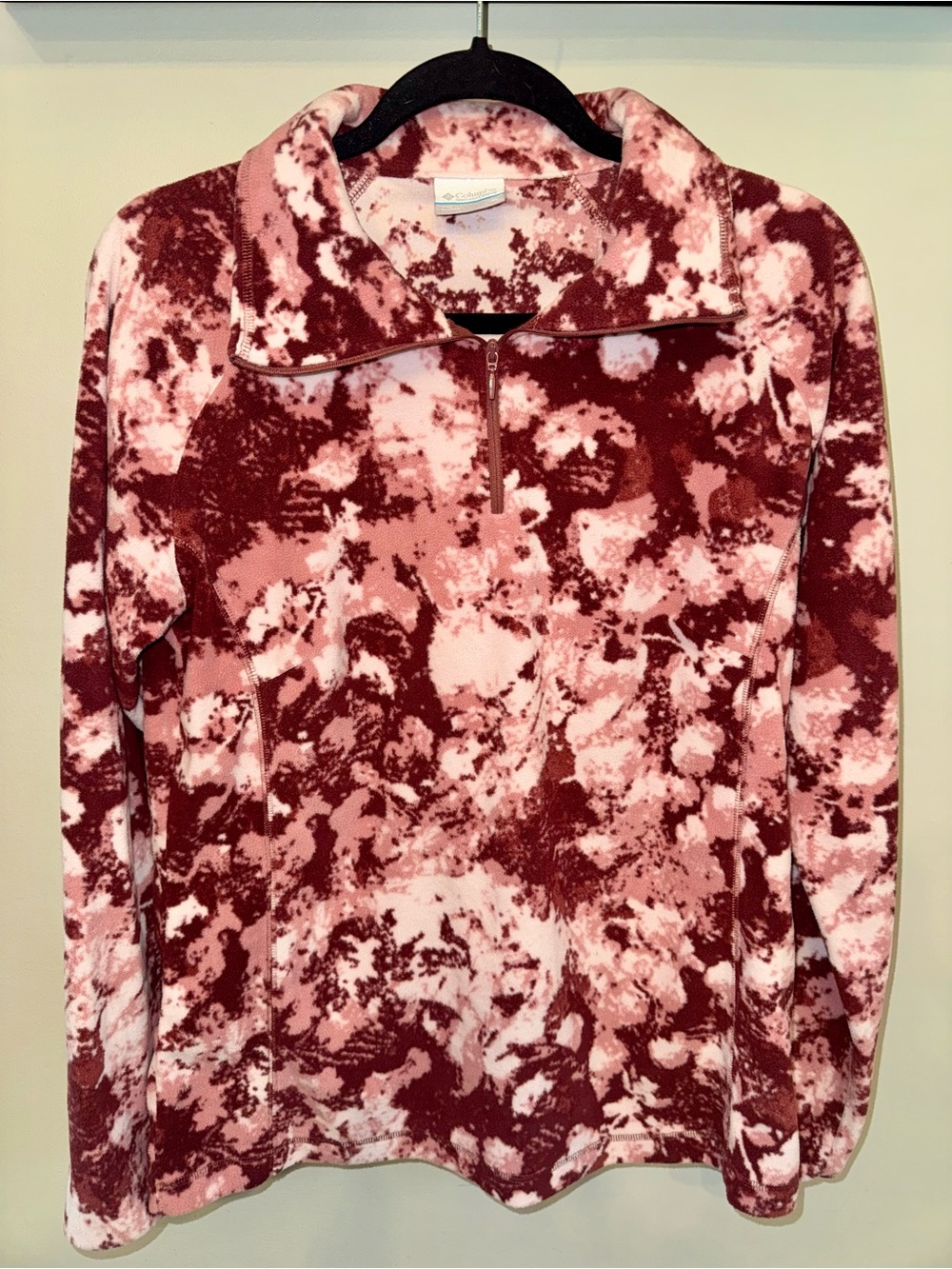 Columbia Tie-Dye Half-Zip Fleece Pullover